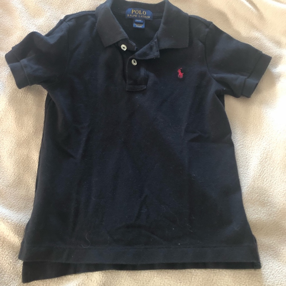 Boy’s Black Polo by Ralph Lauren 4/4T